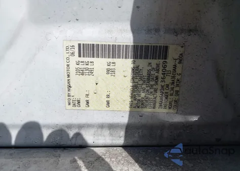 2017 Nissan Maxima 3.5 Sv z USA, uszkodzony, nr VIN 1N4AA6AP1HC364069